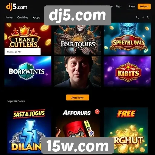 dj5.com oferece uma variedade de jogos online