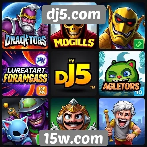 Comparativo de jogos disponíveis na plataforma dj5.com
